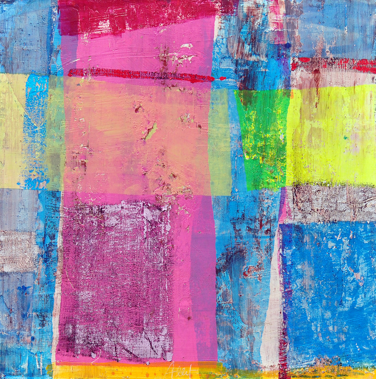 Françoise Allet — Thal Park, acryl op paneel