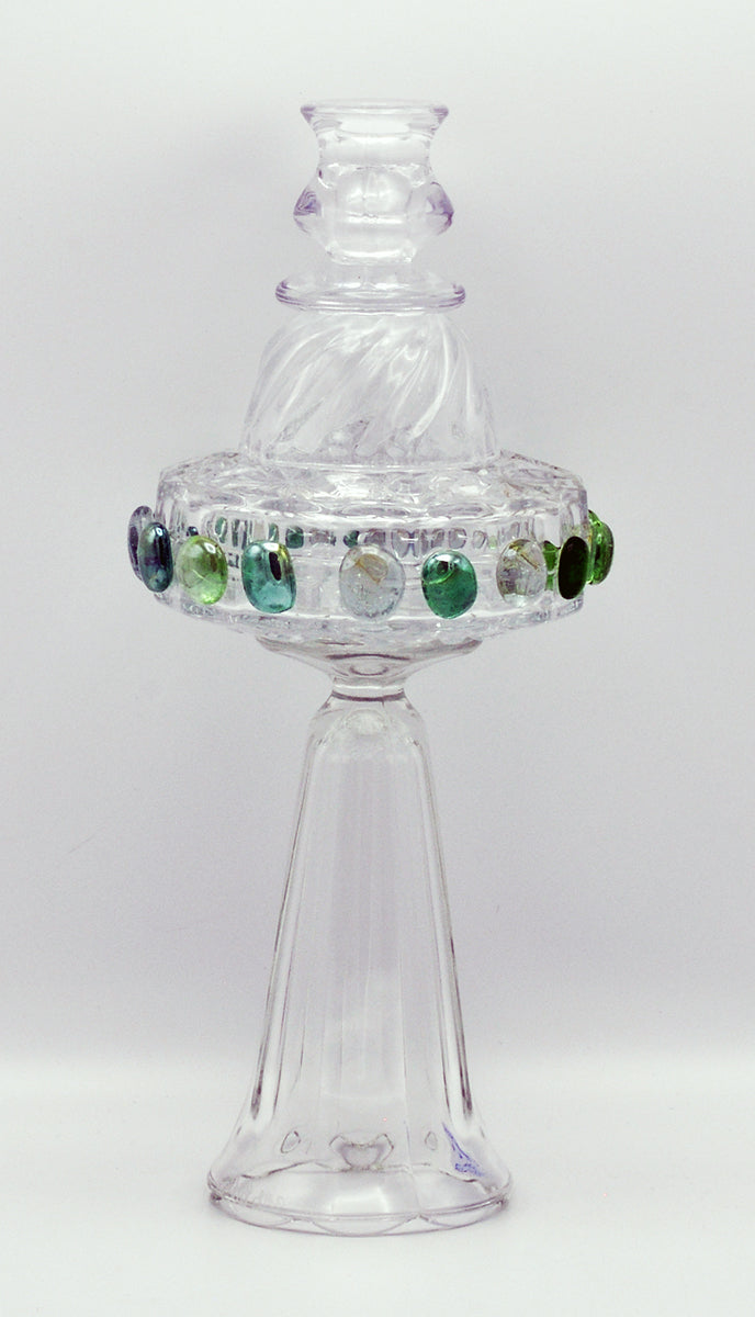 Ans Bakker — Glanskandelaar 005, glas