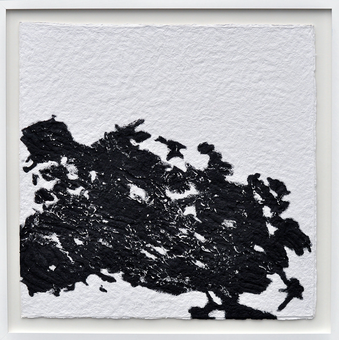 Armando — ZT II (Schwarz), materie-ets met carborundum