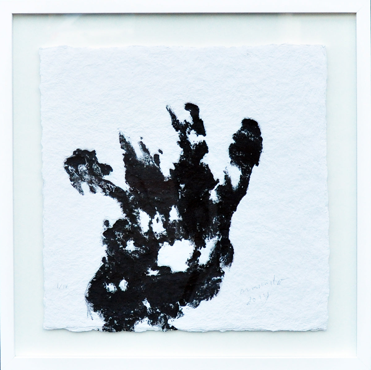 Armando — Komposition 3, materie-ets met carborundum