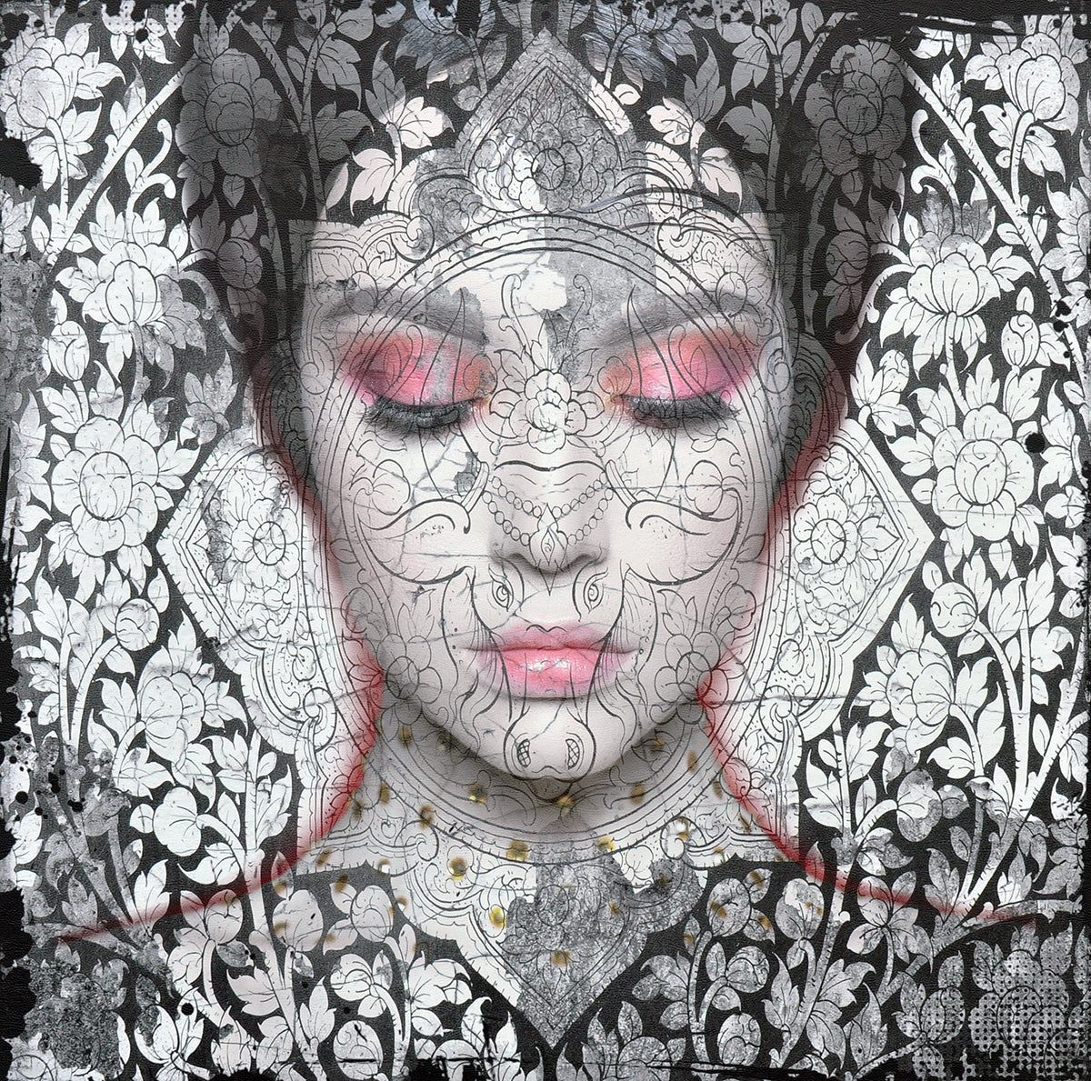 Hans Jochem Bakker — Waiting and patience, leder op dibond