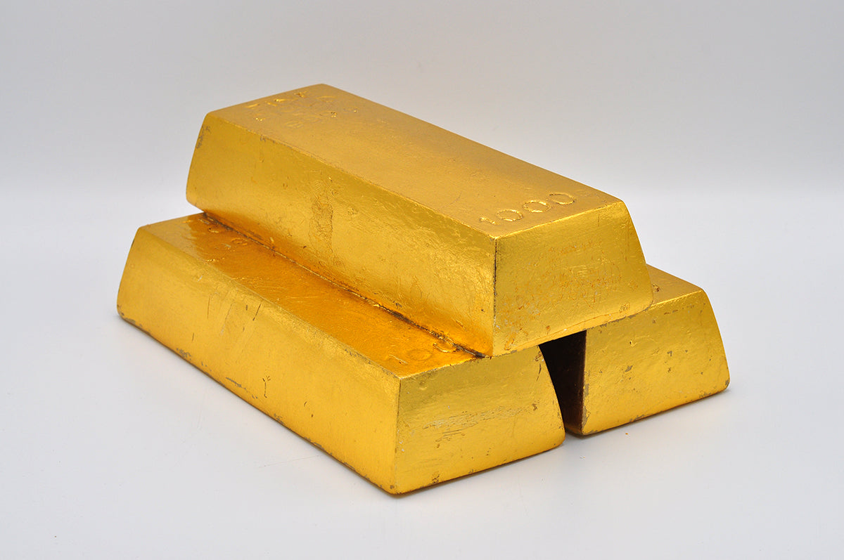Mr. Banks — 3 Gold Bars, resin