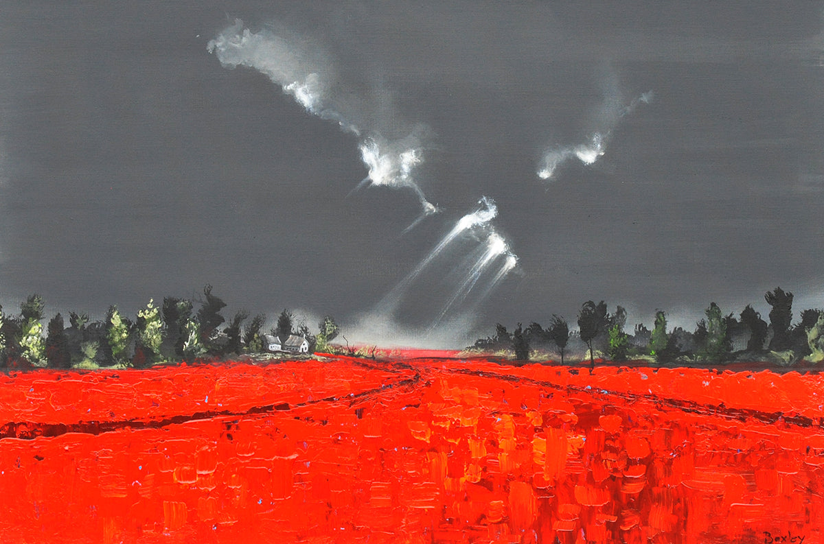 Finn Baxley — Fog, acryl op linnen