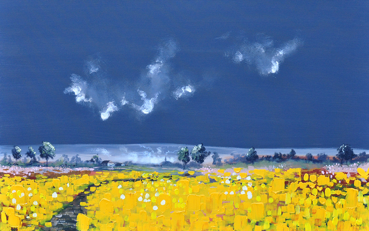 Finn Baxley — Walk in the park, acryl op linnen