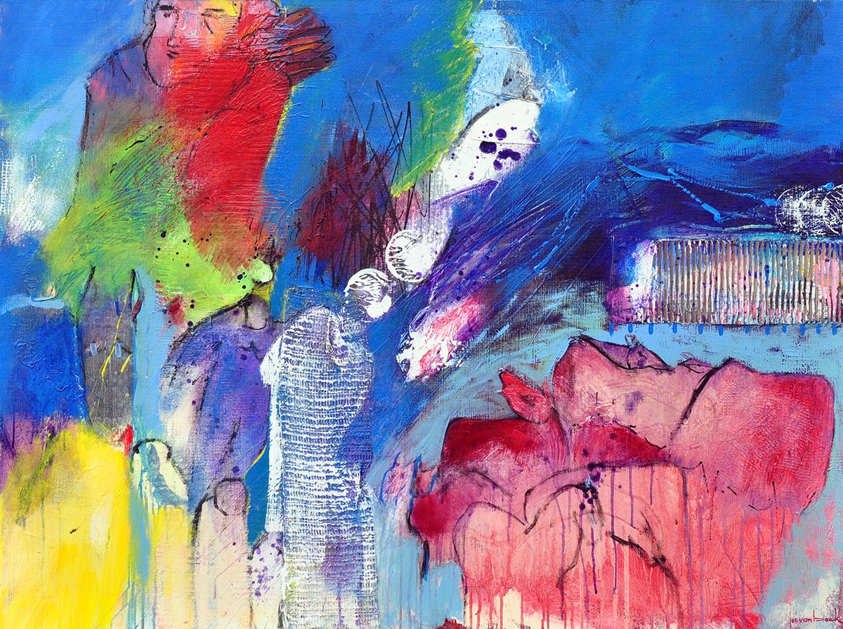 Jos van Beek — Trouw zonder voorwaarden, acryl op linnen