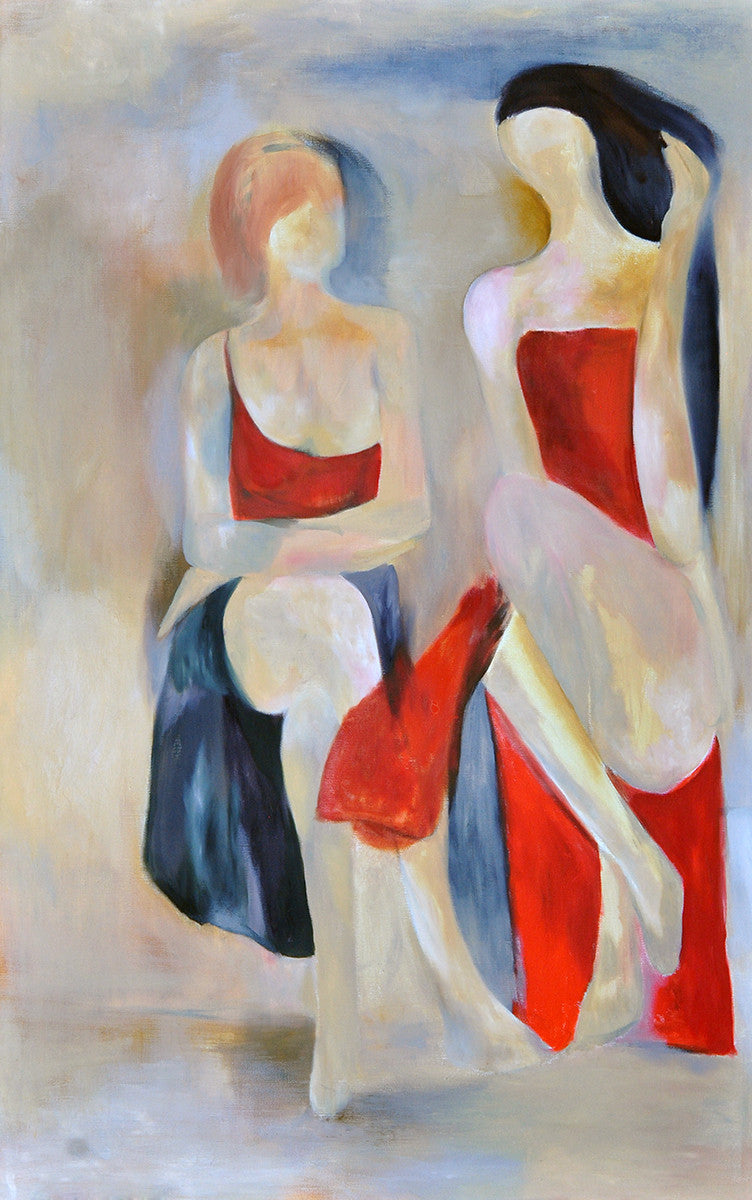 Hans van den Berg — Escource, olieverf op linnen