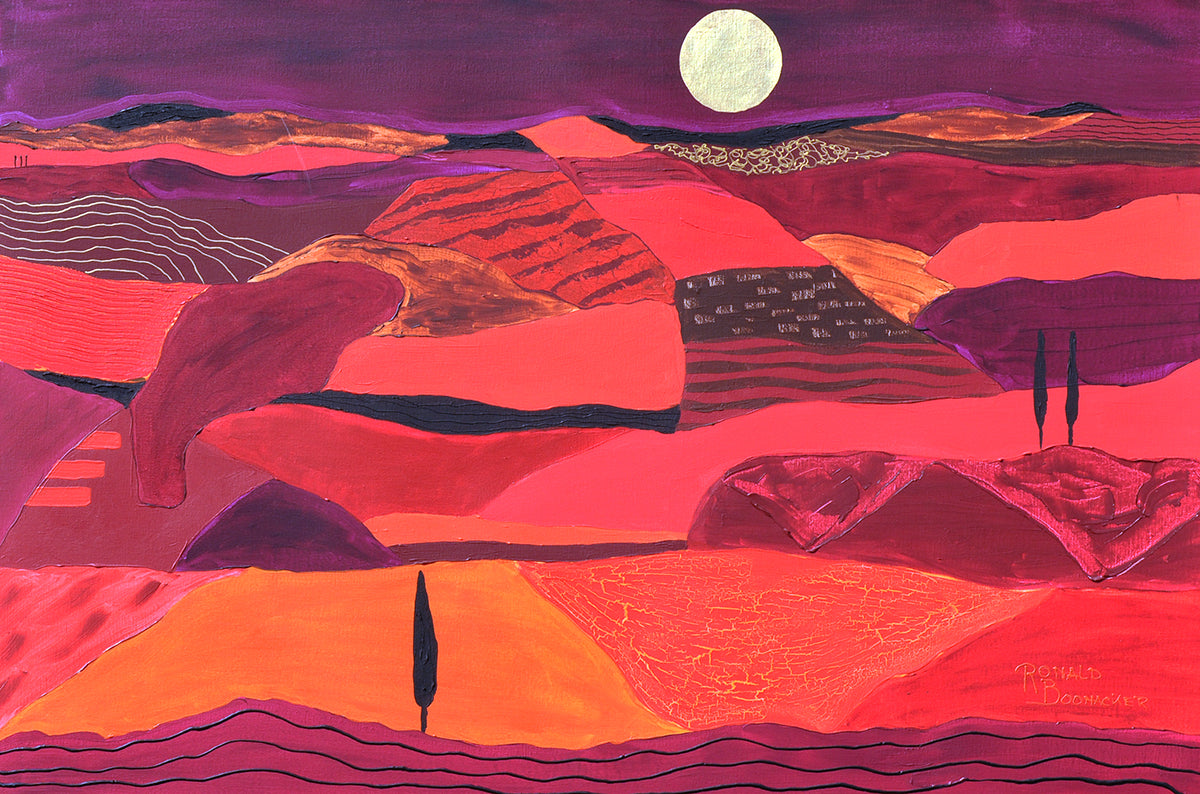 Ronald Boonacker — Italie 3, acryl op linnen