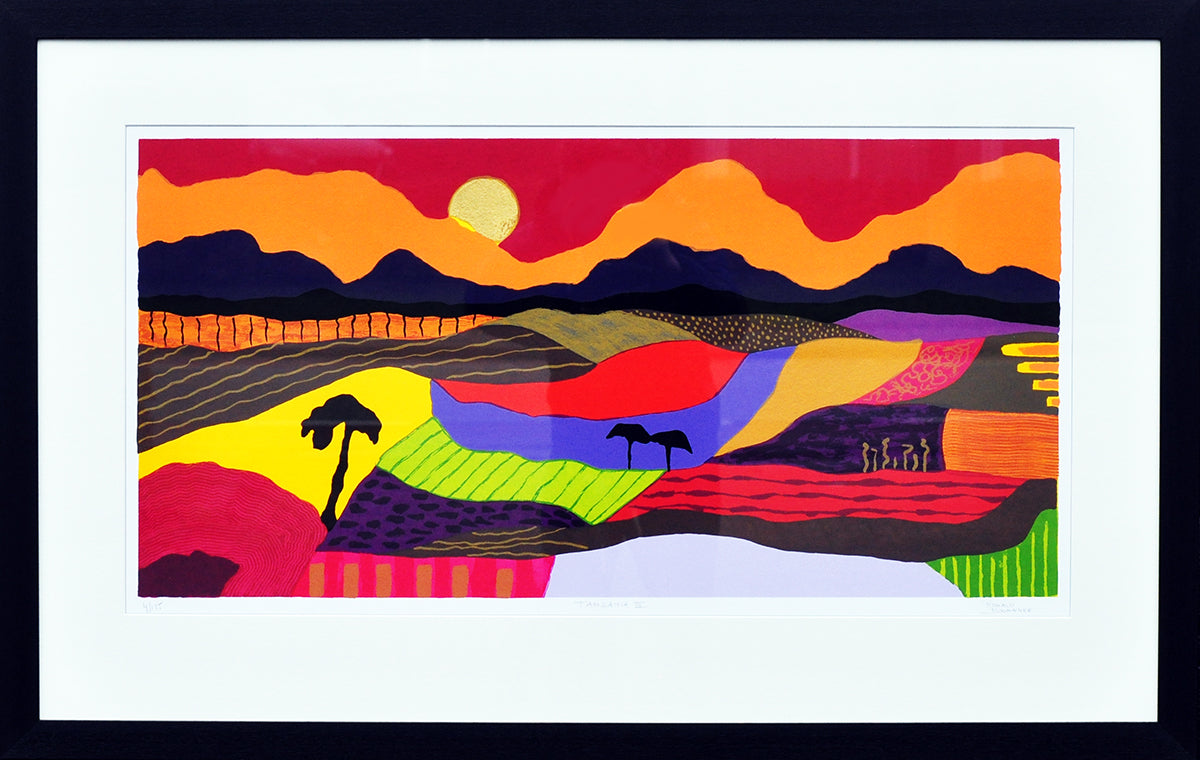 Ronald Boonacker — Tanzania III, zeefdruk