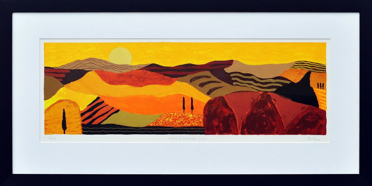 Ronald Boonacker — Terra di Toscana, zeefdruk
