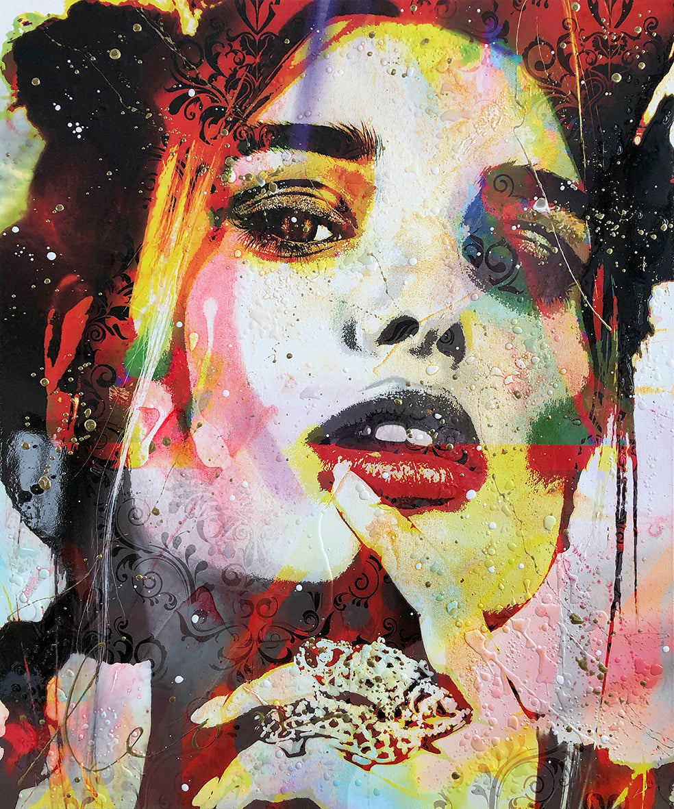 Leon Bosboom — Nina, acryl/epoxy op linnen