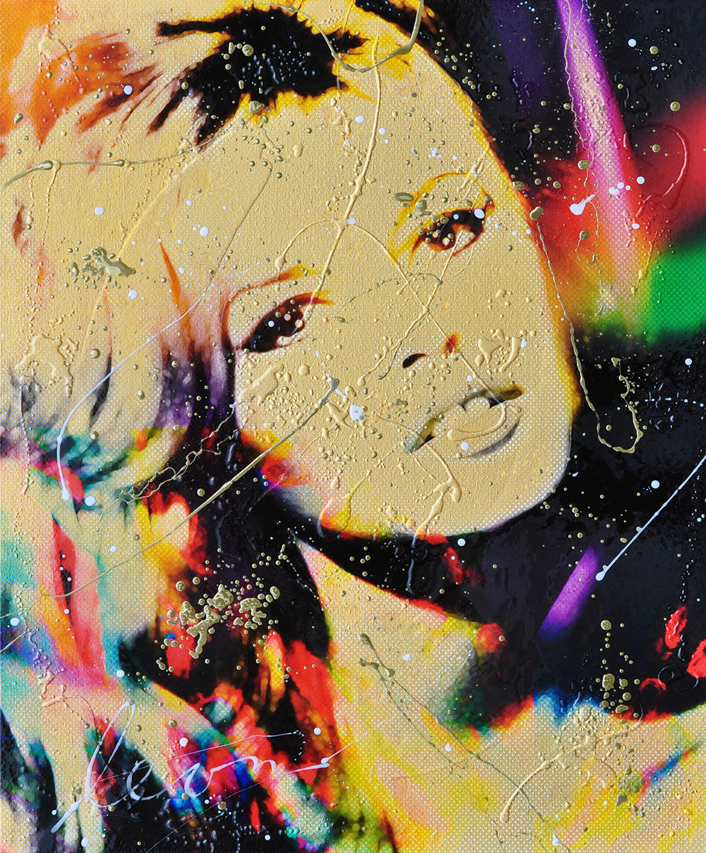 Leon Bosboom — Brigitte Bardot, my way, acryl/epoxy op linnen
