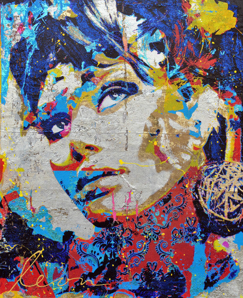 Leon Bosboom — Penelope in silver, mixed media