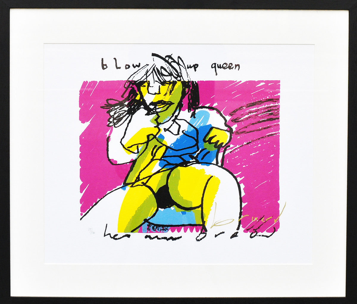 Herman Brood — Blow Up Queen, zeefdruk