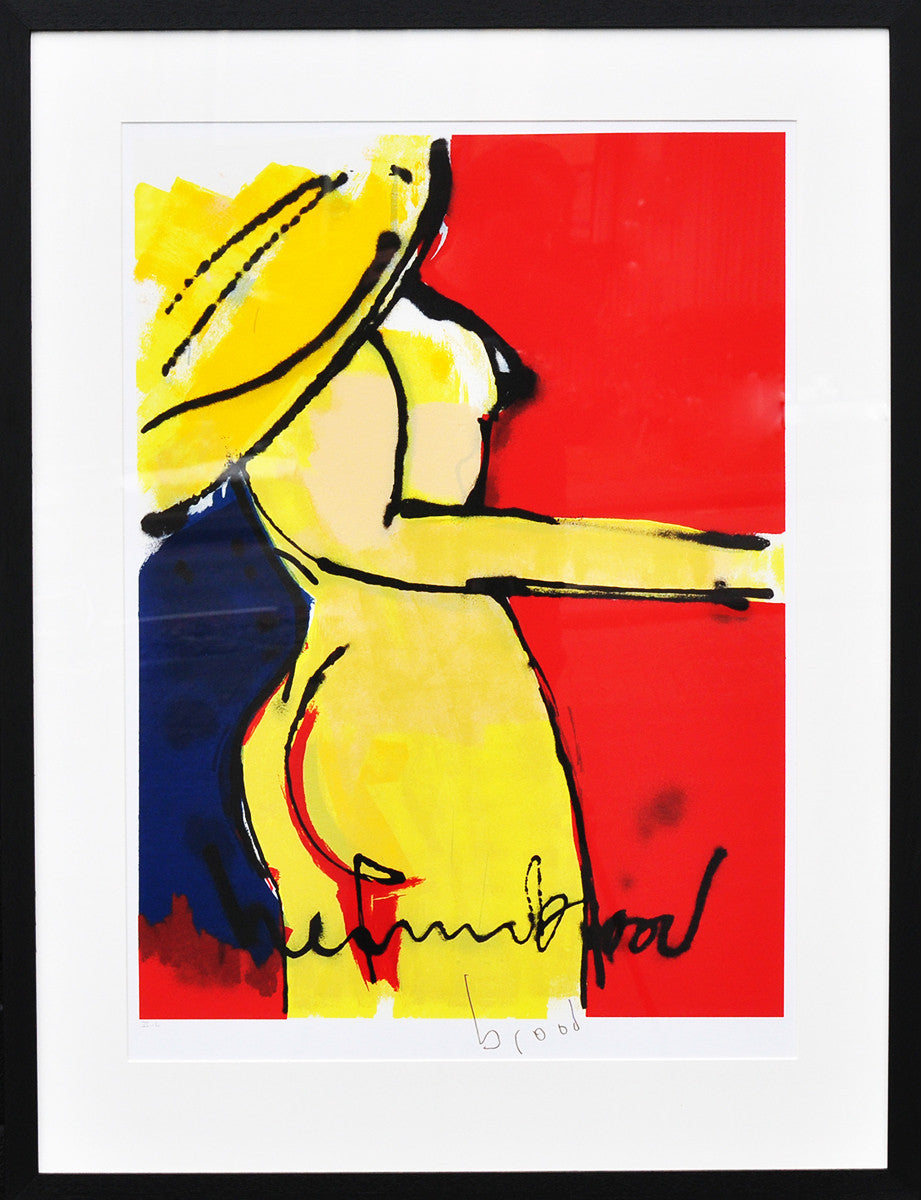 Herman Brood — Naked Beauty, zeefdruk