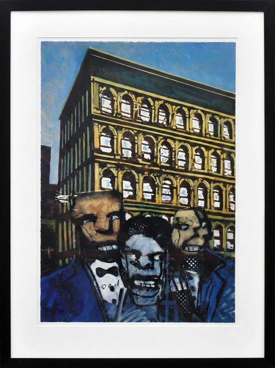 Herman Brood — Building, zeefdruk