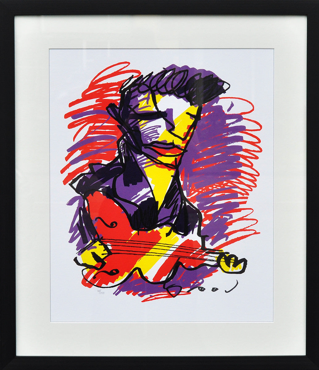 Herman Brood — Gitarist, zeefdruk