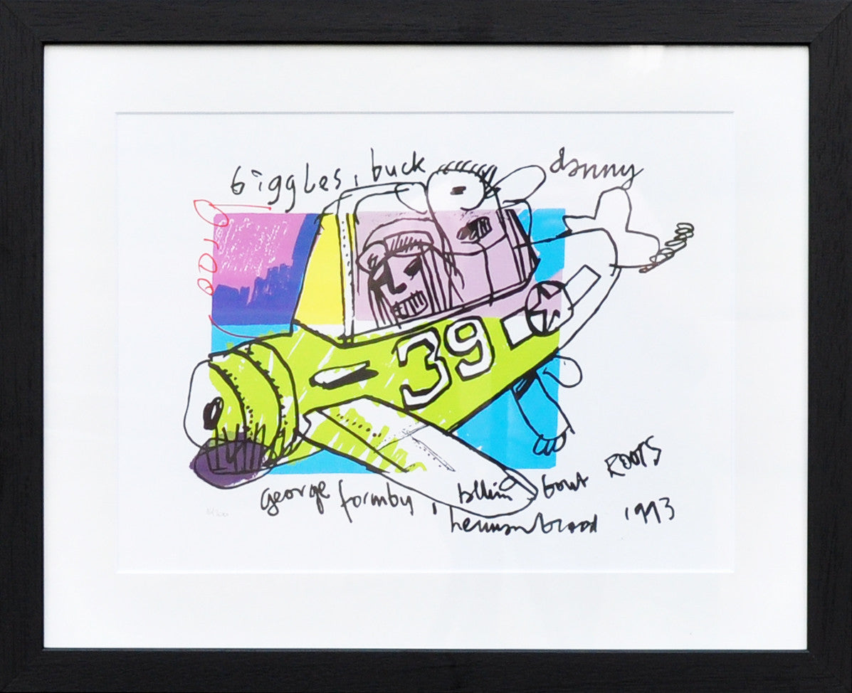 Herman Brood — Biggles, zeefdruk
