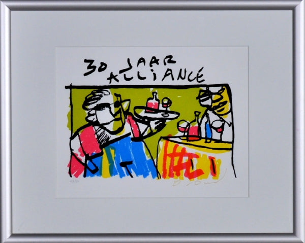 Herman Brood — Alliance, zeefdruk