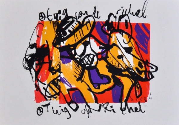 Herman Brood — Tuig van de richel, zeefdruk