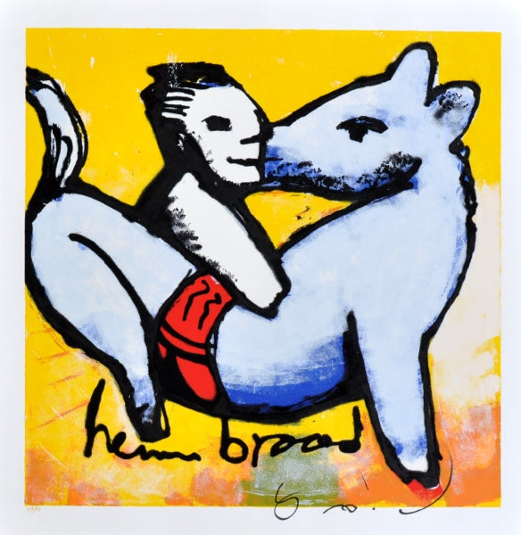 Herman Brood — Horse power ( epoxy ), zeefdruk in epoxy