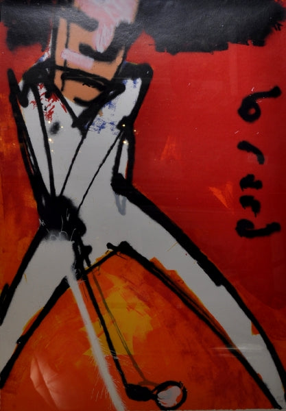 Herman Brood — Golf (alu), zeefdruk op linnen (opgeplakt)