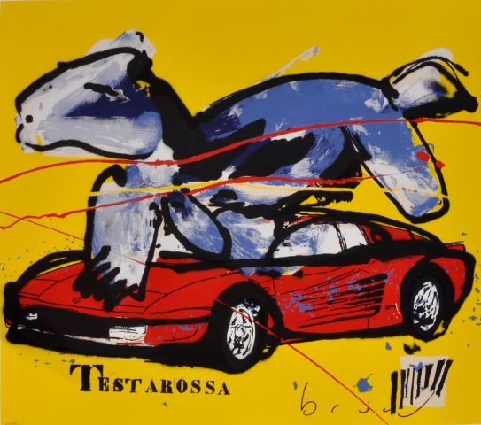 Herman Brood — Testarossa, zeefdruk