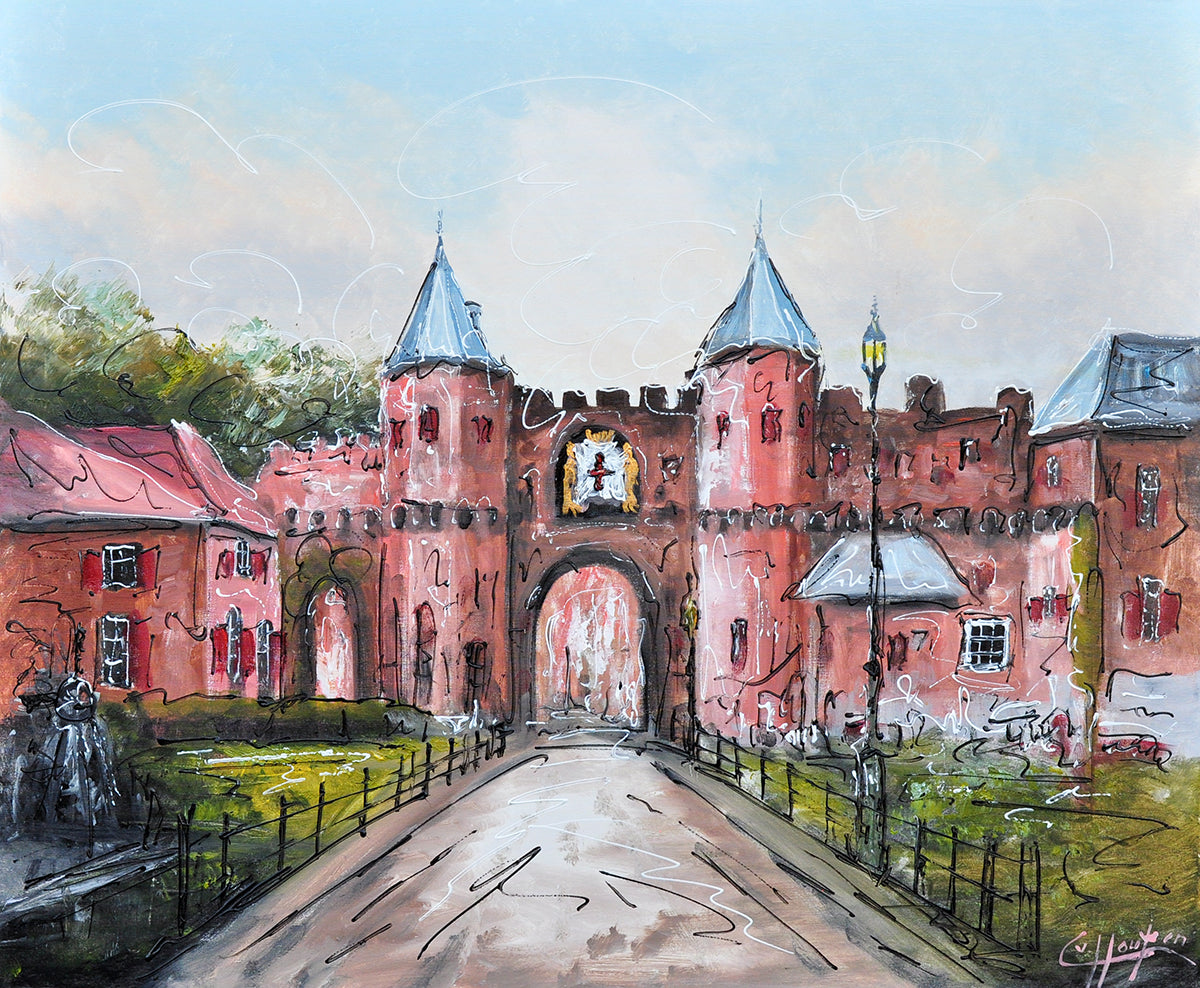 Caspar van Houten — De Stadspoort, olieverf op linnen