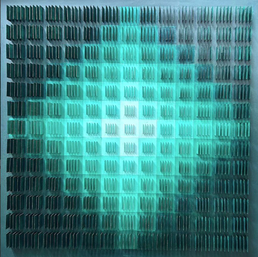 Charlotte Burgmans — Into Nature II, vliegtuig triplex/acryl