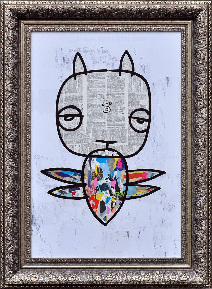 Charles K. Williams — Lotus brow crunky bee, mixed media