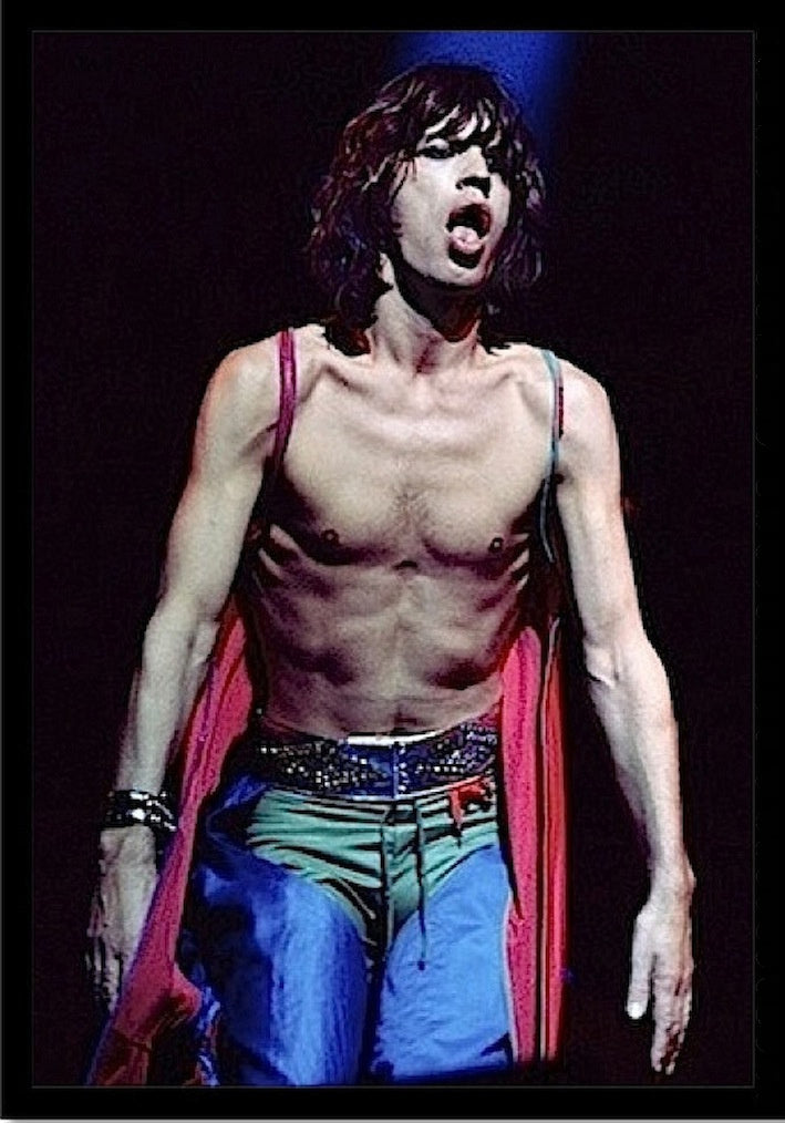 Claude Vanheye — Mick Jagger, 1976, fotografie