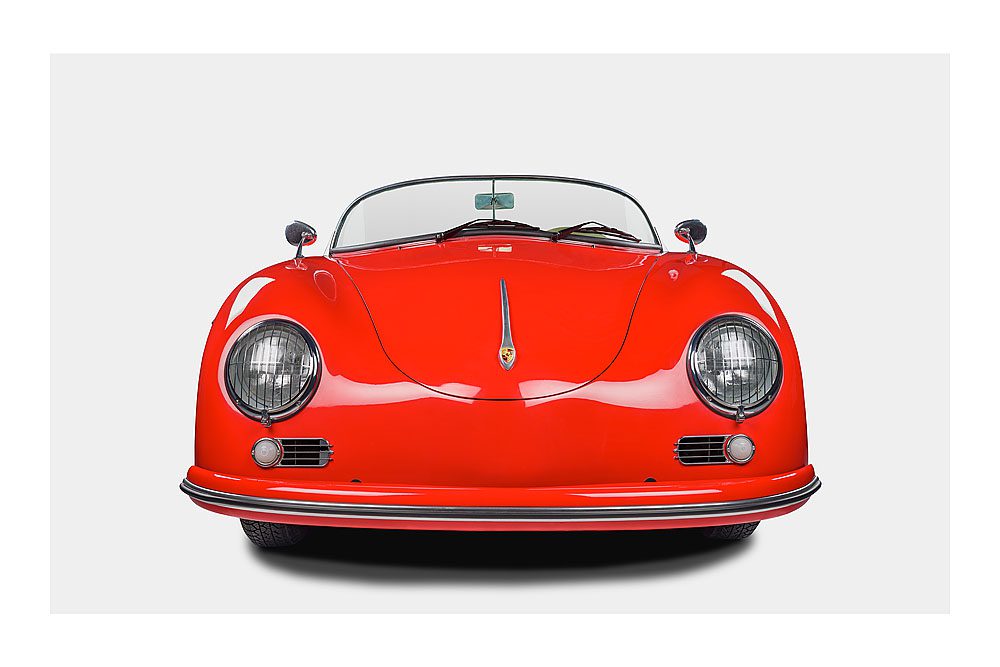 Martijn van Dam — Porsche 356 Red, fotografie (gloss-finish)