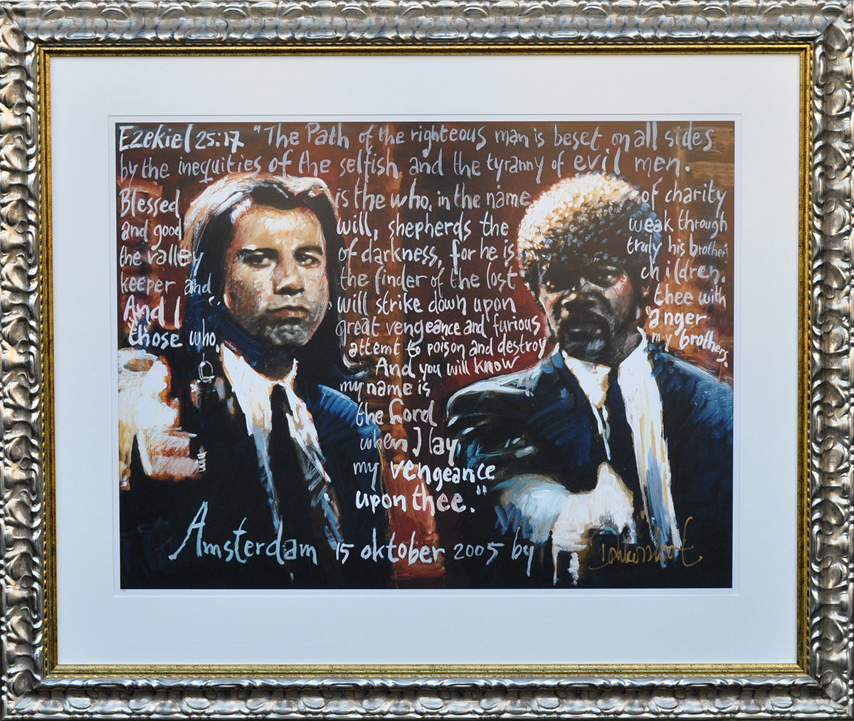 Peter Donkersloot — Pulp Fiction, aquareldruk
