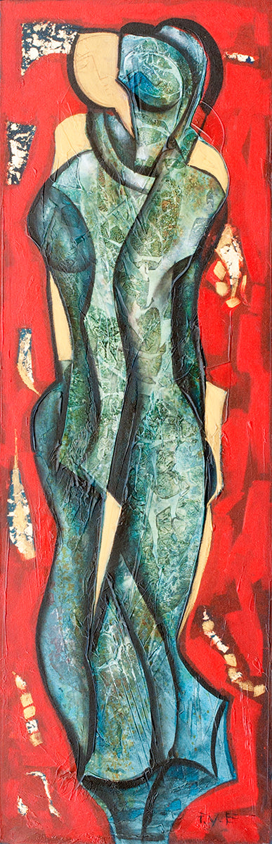 Frits van Eeden — Sculpture, acryl op linnen