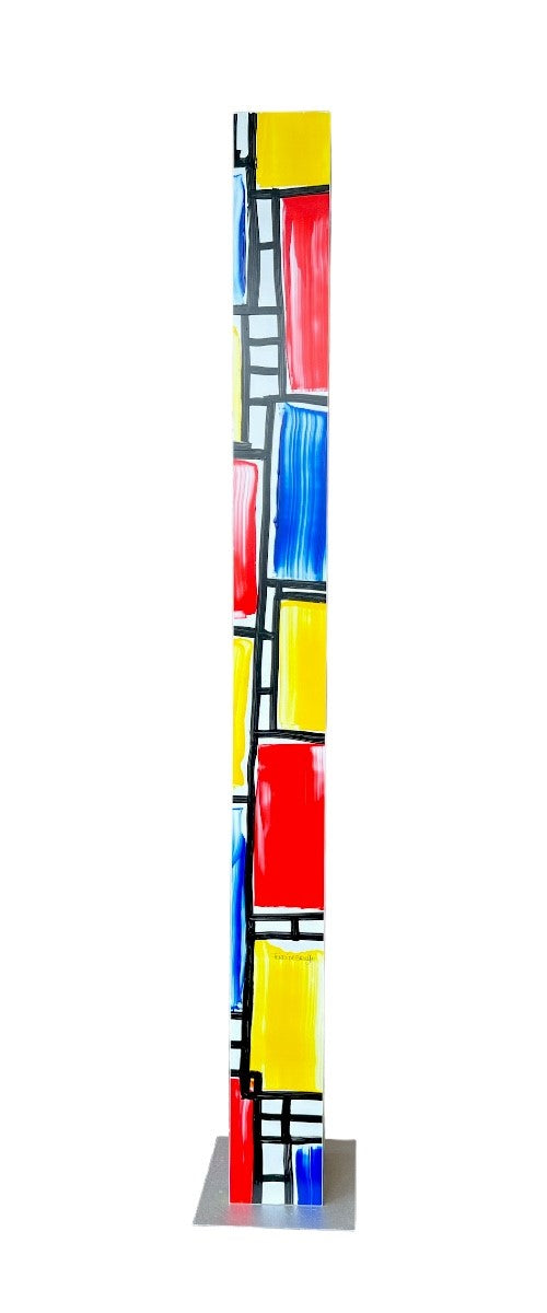 Ferdi de Bruijn — KOKER large, ledobject vloer (5124), mixed media