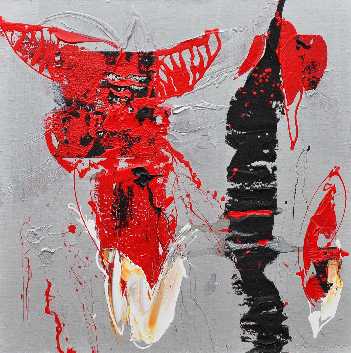 Gert van Reenen — Rubor, acryl op linnen