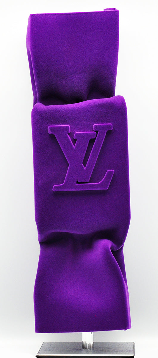Ad van Hassel — Toffee L, Louis Vuitton, flock purple, acrylaat