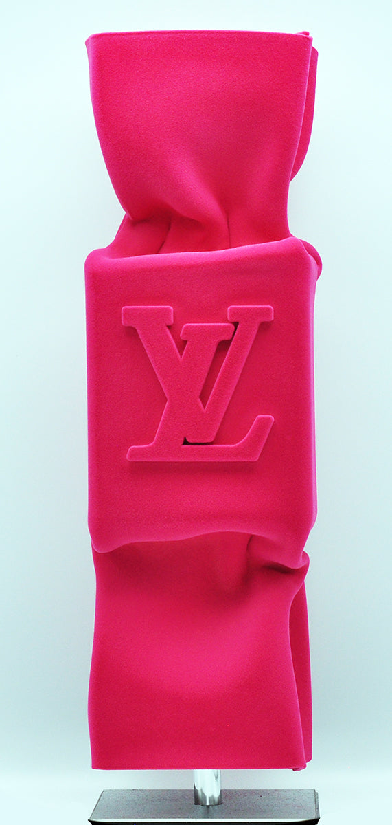 Ad van Hassel — Toffee L, Louis Vuitton, flock pink, acrylaat