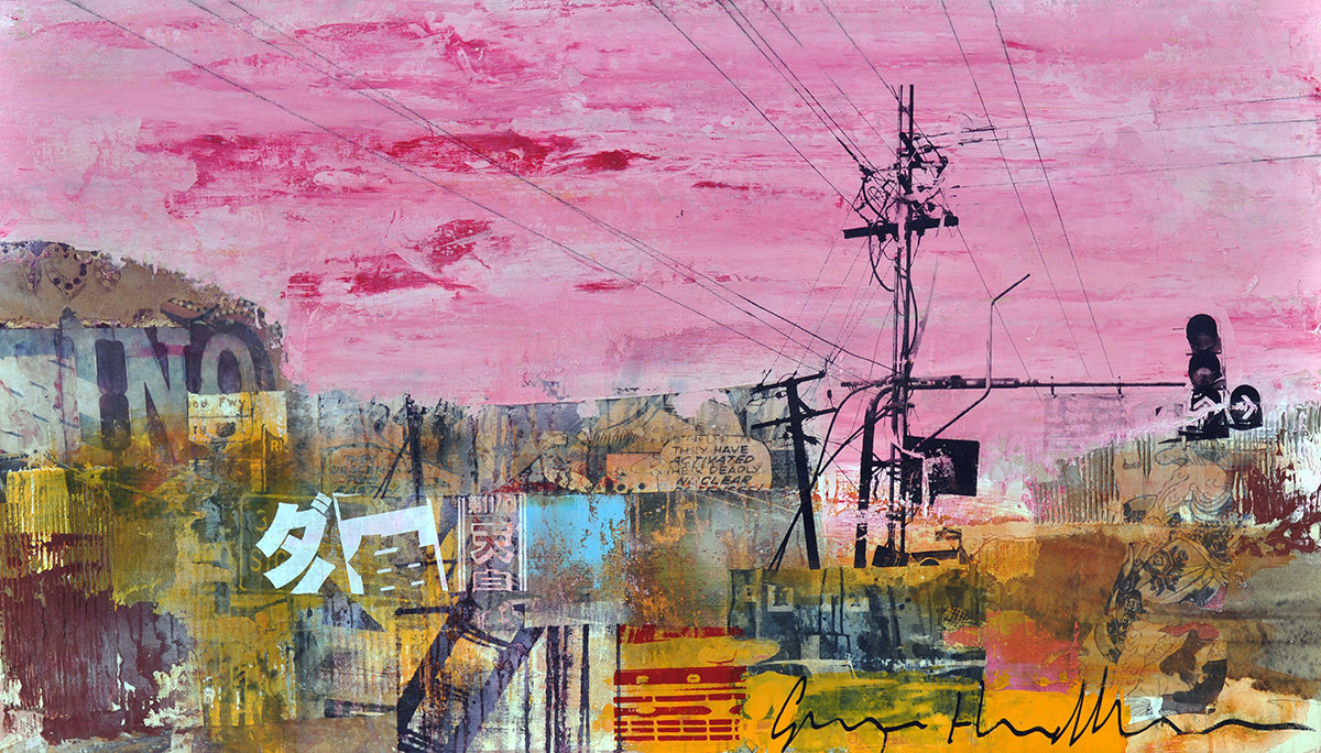 George Heidweiller — Turn Right, mixed media
