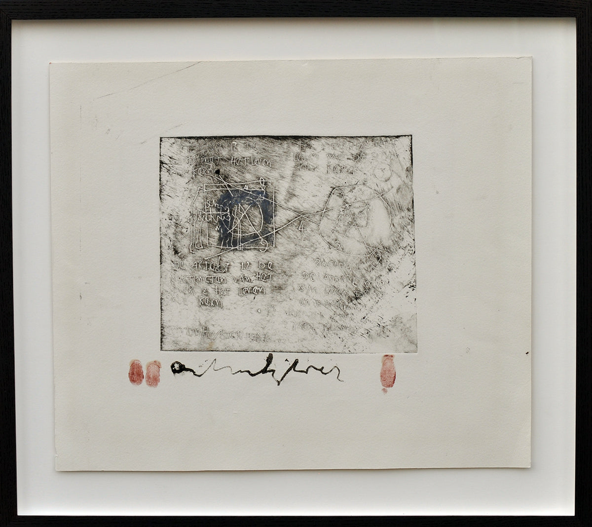 Anton Heyboer — De vertaling, ets