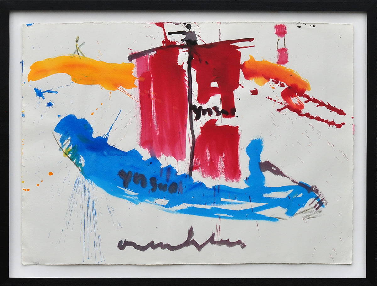 Anton Heyboer — Boot, YM308, gouache