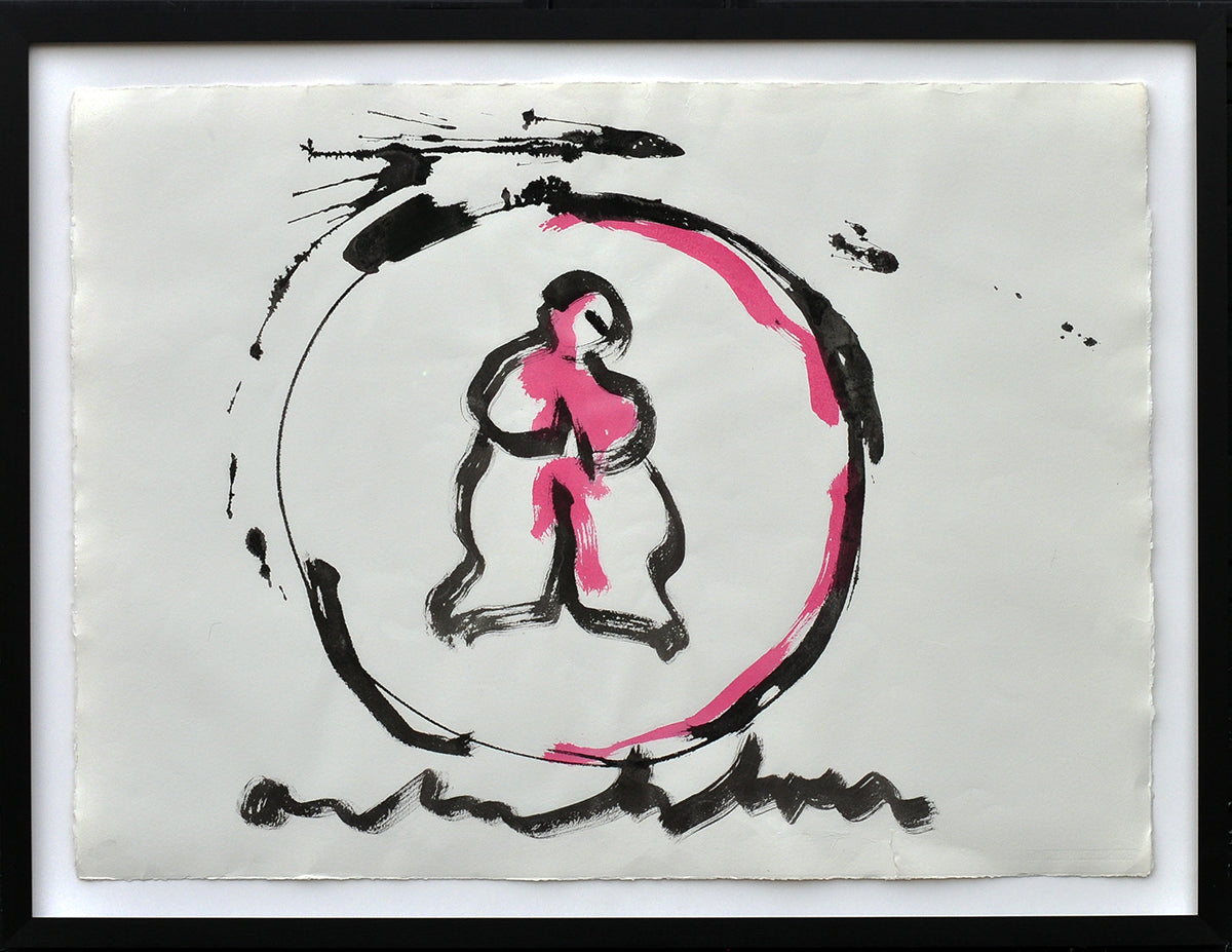 Anton Heyboer — De Onschuld, gouache (in museumglas)