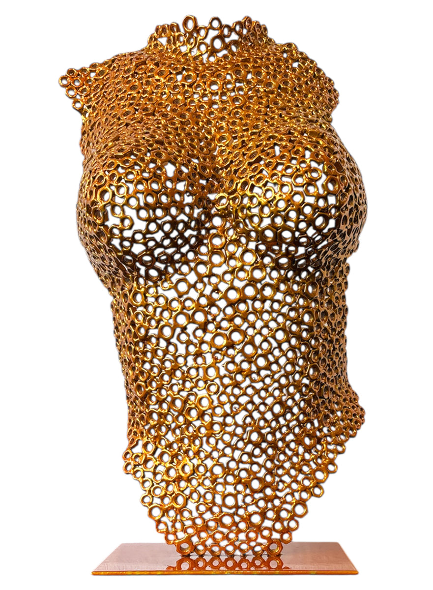 Max Johansson — Femme Orange, metalen sculptuur