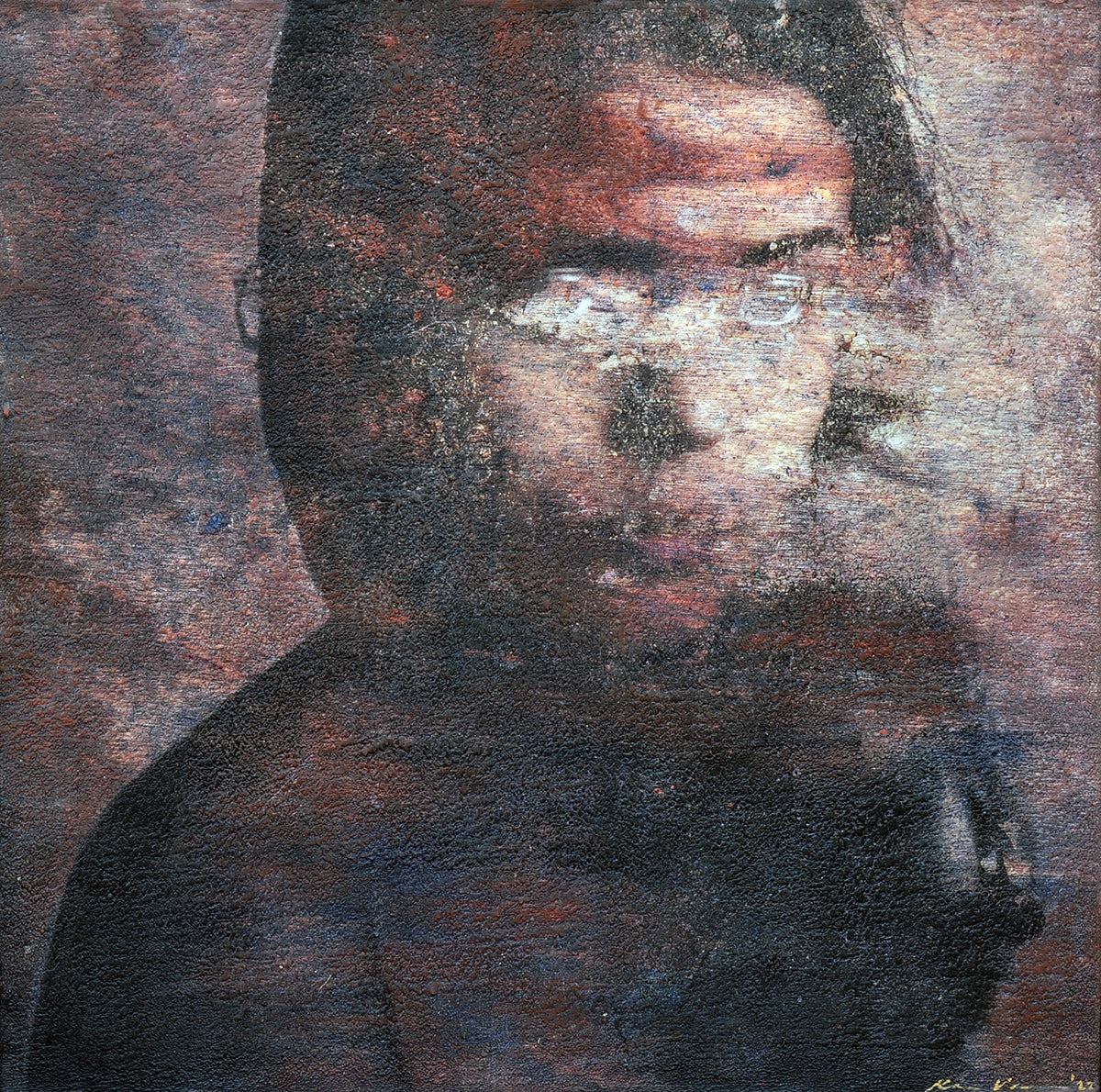 Karin Vermeer — Sulemani, mixed media