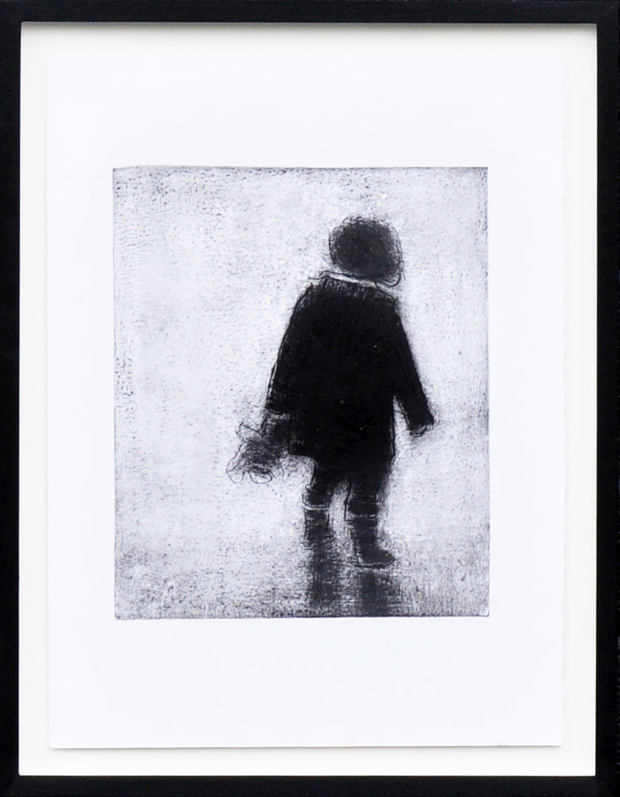 Krin Rinsema — Peuter, droge naald ets (museumglas)