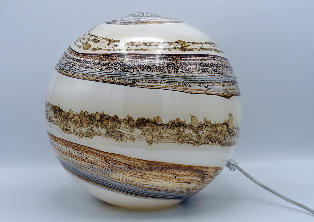 Loranto — Mars, bol lamp, glas