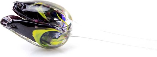 Loranto — Tulp, multicolor-zwart, glas