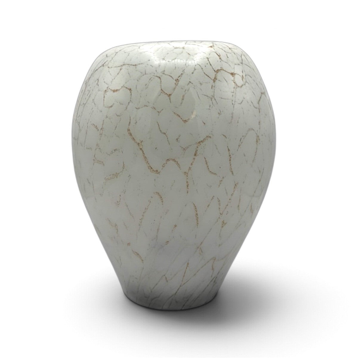 Loranto — Goldline, lamp wit-goud, 1x deuk, glas
