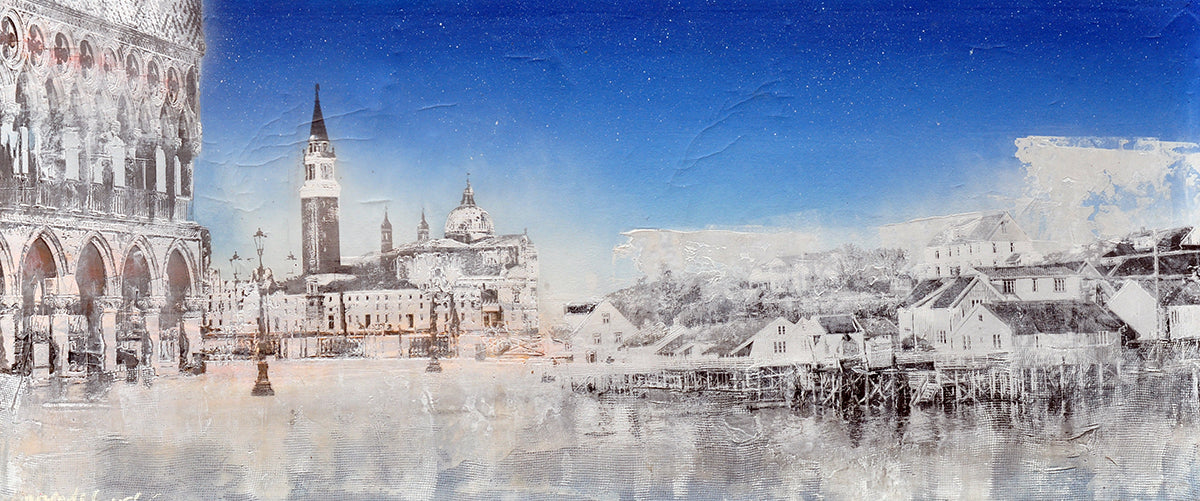 Marq — Venice x Norway, mixed media