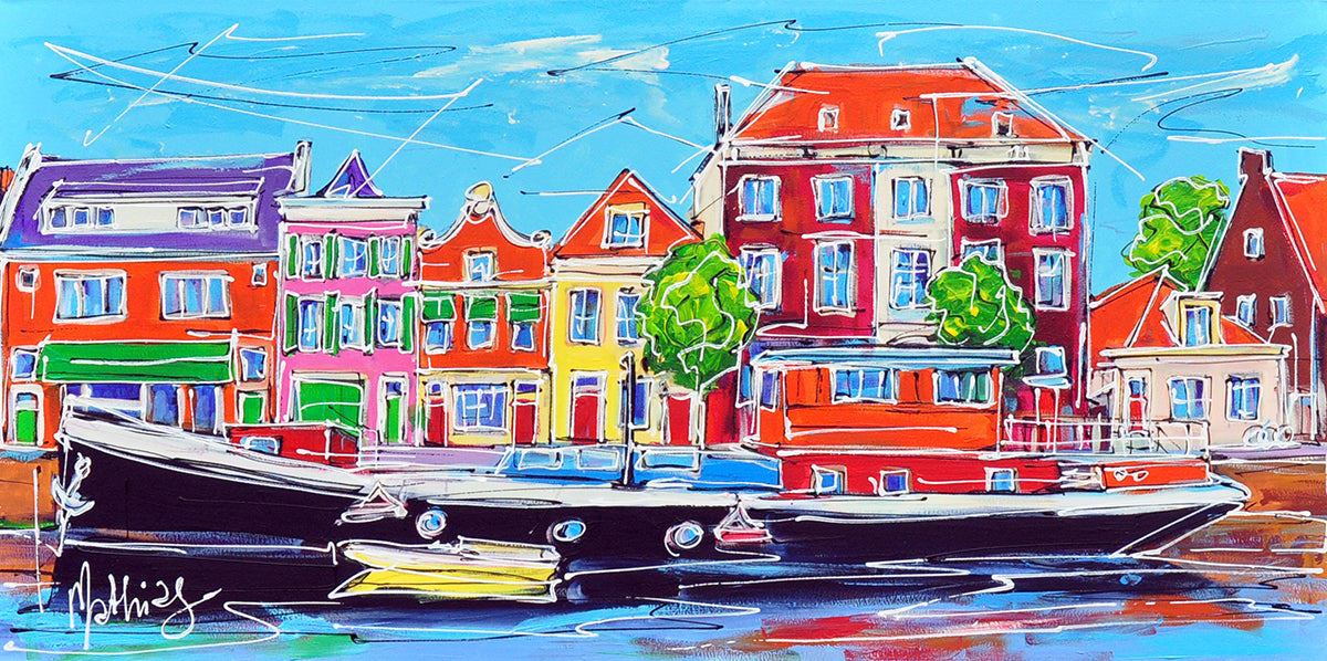 Mathias Schilder — Diezerkade, acryl op linnen
