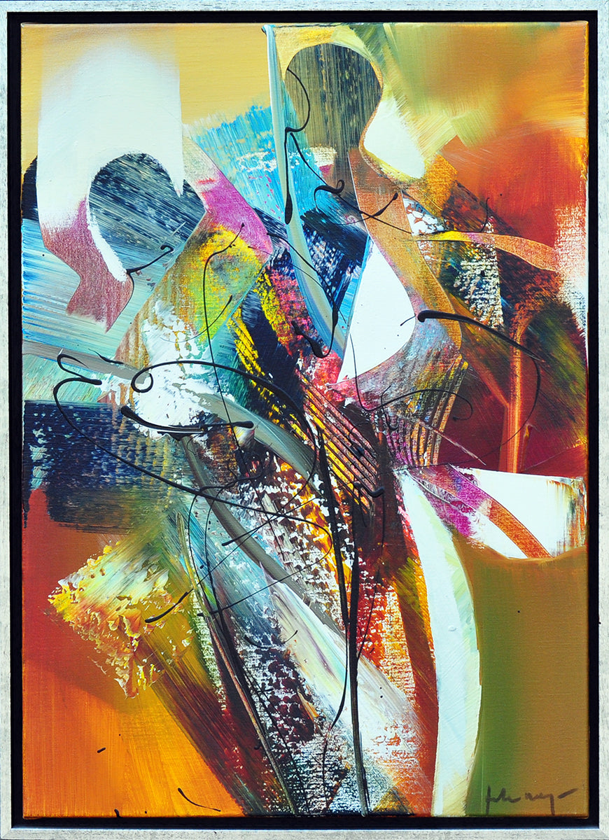 Peter Meijer — Spring will follow 1, acryl op linnen